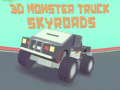 Hra 3D Monster Truck Skyroads online