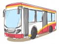 Hra Kĺzanie karikatúrneho autobusu online