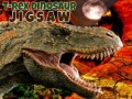 Hra Puzzle s dinosaurem T-Rex online