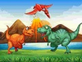 Hra Farebné Dinosaury Match 3 online