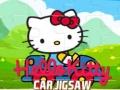 Hra Puzzle Autá Hello Kitty online