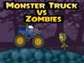 Hra Monster Truck proti Zombie online