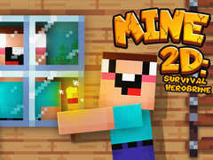 Hra Mine 2D Prežitie Herobrine online