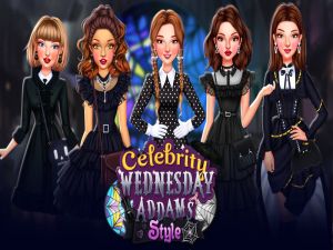 Hra Celebrity v štýle wensens addams online