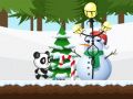 Hra Vianočný Panda Beh online
