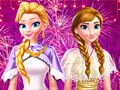 Hra Silvestrovská párty Ellie a Annie online
