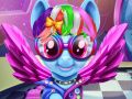 Hra Dúhový pony: skutočné strihy vlasov online