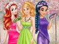 Hra Farby jarných princeznovských šiat online
