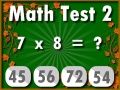 Hra Matematický Test 2 online