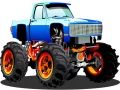 Hra Puzzle s Monster Truck online