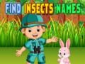 Hra Nájdite názvy hmyzu online