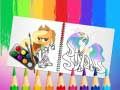Hra Sladká pony omaľovánka online