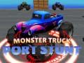 Hra Monster Truck Prístav Kaskadér online