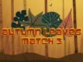 Hra Jeseň Listy Match 3 online