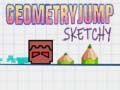 Hra Geometrický Skok Náčrt online Hra Geometrický Skok Náčrt online
