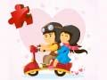 Hra Hra puzzle na Deň svätého Valentína online