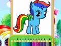 Hra Úžasný Pony Maľovanie online