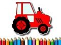 Hra Jednoduché detské maľovanie - Traktor online