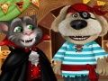 Hra Hovoriaci Tom a Angela: Halloween párty online