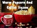 Hra Puzzle Teplého Popcornu a Kávy online