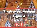 Hra Puzzle s drevenými domami online