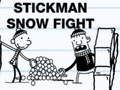 Hra StickMan Snehová Bitka online