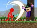 Hra Stickman proti remeselníkovi online
