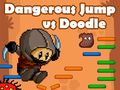 Hra Nebezpečný Skok proti Doodle Jump online