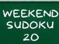 Hra Víkend Sudoku 20 online