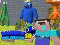 Hra Dúhový Noob Prežívajúci 3D online