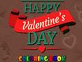 Hra Kniha na vymaľovanie Šťastný Deň svätého Valentína online