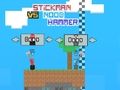 Hra Stickman vs Noob Kladivo online