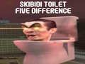 Hra Skibidi Toaleta Päť Rozdielov online