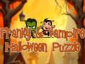 Hra Franky a upírska Halloween puzzle online
