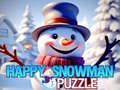 Hra Šťastný Snehuliak Puzzle online