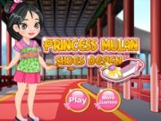 Hra Dizajn topánok princeznej Mulan online