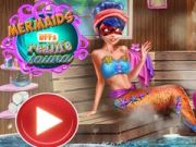 Hra Morské panny BFFs Skutočná sauna online
