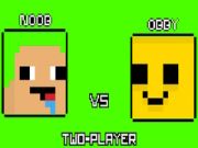 Hra Noob vs Obby Dvaja Hráči online