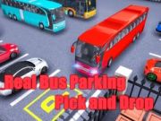 Hra Reálne parkovanie autobusu: Zober a vylož online