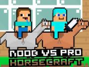 Hra Noob vs Pro HorseCraft online