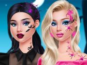Hra Halloween make-up populárnej kultúry online