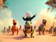 Hra Stickman: Dinozaurová aréna online