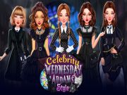 Hra Celebrity v štýle wensens addams online