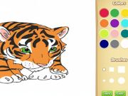 Hra Vyfarbenie knihy: Tigerok online