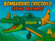 Hra Lietajúci bombardiro krokodíl online
