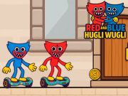 Hra Červená a modrá haggi waggie online
