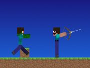 Hra NUB proti profesionálom. Lukostrelci Minecraft online