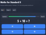 Hra Matematika pre štandard II online