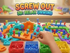 Hra Odskrutkujte skrutku 3D: Relax, relax online