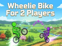 Hra Wheelie bicykel pre 2 hráčov online